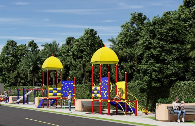 Juegos infantiles del parque